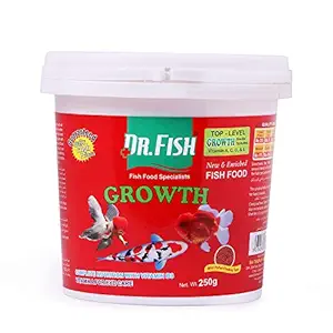 DR FISH Food Growth for Complete Nutrition with Vitamin D3, 250 g