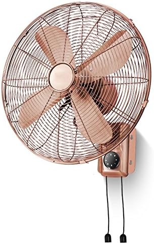 Electric fan ZZHDDP 16 Inch Fan Wall-mounted Fan Remote Control Timer Retro Fan Household Shaking Head Mechanical Fan (Color : Mechanical)