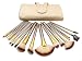 Efrank Pro Makeup Set,18-Piece Cosmetics Professional Make Up Brush Kits with Travel Pouch