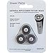Shaver-Parts Universal Replacement Shaving Head for Philips Pack of 3 Original No.: HQ8/HQ9/HQ177