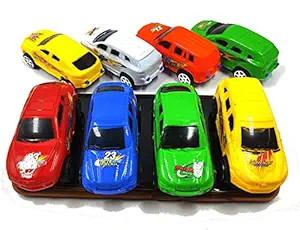 BHATI ECO SAELS Unbreakable Push and Go Crawling Toy for Kids & Children, Cars for 3+ Years Old 12 Pcs Mini Car Racing Friction Toy Car Set for Kids Boys and Girls Return Gift Item Multicolor Pack 1