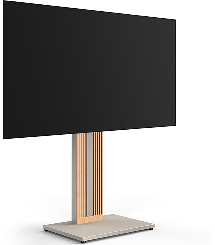 TVON Boden-TV-Ständer Mit Steckdose – Höhenverstellbar & Schwenkbar Für 32–60 Zoll Fernseher (bis 40 Kg)