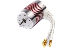 SIKKEBY 3650 5900KV Motore Brushless,3.175mm Albero 540 Motori Impermeabili Compatibile con 120A Controller per 1:10 1:12 RC Buggy On-Road Car