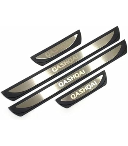 4 Pezzi Battitacco In Fibra Di Carbonio Per Nissan Qashqai J10-J12 - Adesivi Protettivi Anti-Graffio - Foto 8