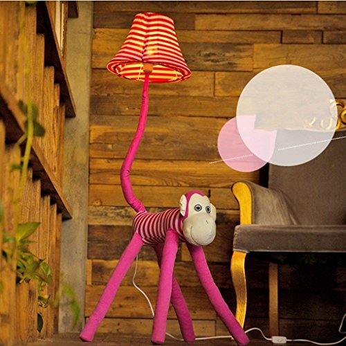 Preisvergleich Produktbild LDD Stehlampe / Tischlampe Cartoon Pink AFFE Stehlampe, einfache Persönlichkeit dekorative Beleuchtung, Schlafzimmer / Wohnzimmer / Studie Stehlampe