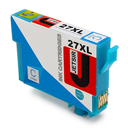 JETSIR Kompatibel Druckerpatronen Ersatz für Epson 27XL, Hohe Ergiebigkeit Kompatibel Mit Epson Workforce WF-3640 3620 7610 7110 7620 Drucker (2 Schwarz, 1 Cyan, 1 Magenta, 1 Gelb) - 3