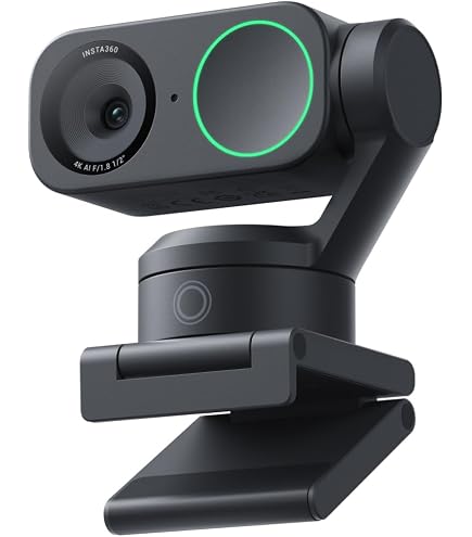 Webcam Sans Fil 1080P HD 2.4G - Micro Anti-Bruit - 70° FOV - Batterie 3h - Pour Visioconférence Et Streaming