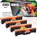 Produktbild Cool Toner 4 Packs Remanufactured für HP 302X 302A CF380X CF380A CF381A CF382A CF383A für HP Color Laserjet Pro MFP M476nw M476dn M476dw K-4400 C/M/Y-2700 Pages