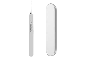 ASFWAGQ Mini-Fragmentierungspinzette aus Edelstahl, Mitesserpinzette Präzisions, Feine Technische Pinzette, Splitterpinzette für Mitesserentferner, Akne-Extraktor, Flecken oder Entfernung