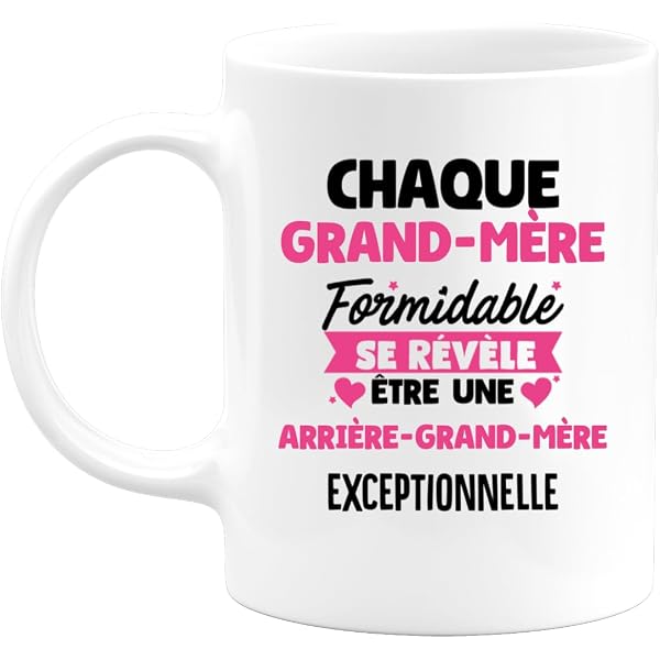 Tote Bag Coton Recyclé 'Une Super Arrière Grand-Mère' - Imprimé Humoristique En France, Cadeau Original
