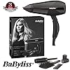 BaByliss® Power 2100 Professional Lightweight Styling Electric Hair Dryer Hairdryer 2100W Black