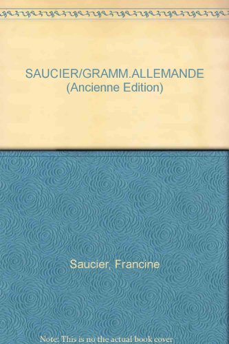 couverture de : Grammaire allemande