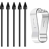NovStrap Samsung Galaxy S Pen Dokunmatik Kalem ile Uyumlu Yedek U&ccedil; 5 Adet SPen Tips + Takma Aparatı