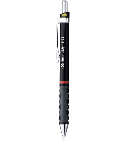 Faber-Castell TK-FINE 9760 - Set 3 Matite Meccaniche: 0,35, 0,5 E 0,7 Mm, Mina HB, Corpo In Metallo