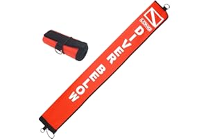 Lomo SMB 8 - Delayed Surface Marker Buoy - Red - 120cm