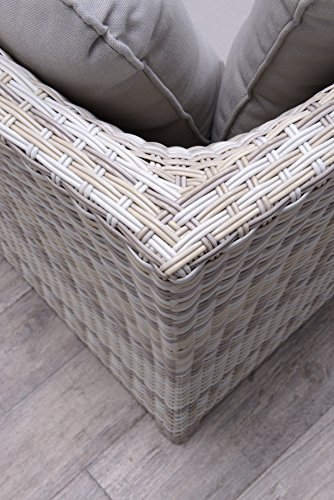 Garden Impressions Lounge, Dinner Esstisch Kombi Set La Paz Passion Willow, 3-teilig - 8