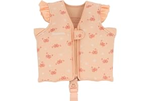 Monnëka Chaleco de natación con correa ajustable y cierre de seguridad | Chaleco flotante para el aprendizaje | Chaleco de ayuda a la flotación para niños