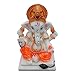 Marble Look Hindu God Shri Ganesh Car Dashboard Statue Lord Ganesha Idol Bhagwan Ganpati Handicraft Decorative Spiritual Puja Vastu Showpiece Figurine - Religious Pooja Gift Item & Murti for Mandir / Temple / Home Decor / Office / Study Table RS.398.00