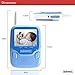 Duronic B101B Blue 2.4 GHz 250m Wireless Colour Digital Video & Sound Baby Monitor with Night Vision
