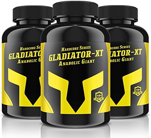Gladiator XT – Anabolic Giant | 90 Tablets (Vegan) | Building Muscle Support Pre-Workout Booster 9 Ingredients with + Beta Alanine + Citrulline + AAKG