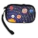 Produktbild Set of Doodle Cartoon Icons Planets Portable Washable Wristlets Bag Clutch Wallets, Change Purse,Coin Purse Zipper Small Wallets Pouch
