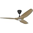 Big Ass Fans – Haiku L, Smart Ceiling Fan – Energy Efficient Cooling for Home, Bedroom, Office, Living Space, and More – 16 Lighting Settings with 7 Speed Settings – 52” - Caramel/Black