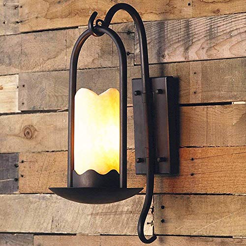 IACON Außenleuchte Wandlampe Retro Vintage Wandleuchte Wandstrahler E27 Schmiedeeisen Wasserdichter Außen Wand lampe Lichter Lampe für Aisle Korridor Landhaus außen Veranda Hof kreativer Garten