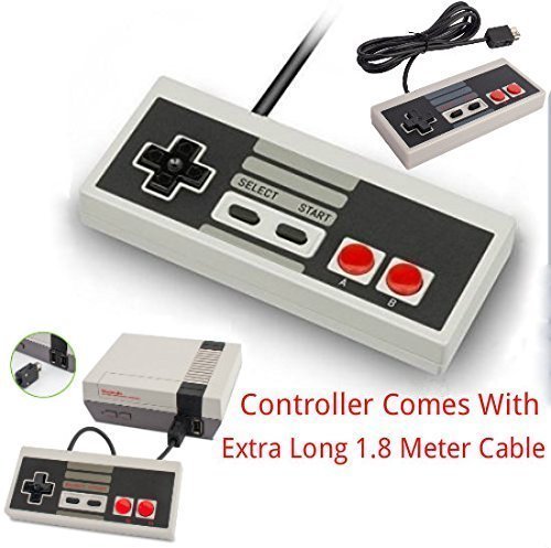 Mando Control mando Para Nintendo Mini Clásico NES JOYPAD Incluye Extendida 1,8M CABLE LARGO By AirBot