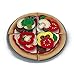 Produktbild Woodega - Melissa & Doug- Spielküchenzubehör Filzzutaten Mach Deine Eigene Pizza, 42 Teile, 28,5cm, Mehrfarbig