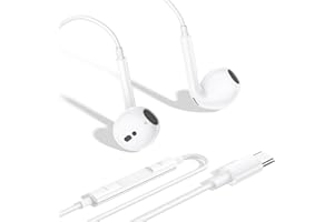ANFERU iPhone 17 16 15 Kopfhörer mit Kabel, USB C Kabelkopfhörer für iPhone15 16 17 Plus/Pro/Max, In Ear Ohrhörer HiFi Stereo mit Mikrofon USBC Kopfhörer für iPad Pro Air Mini/Samsung S25 S24 Ultra/Pixel usw