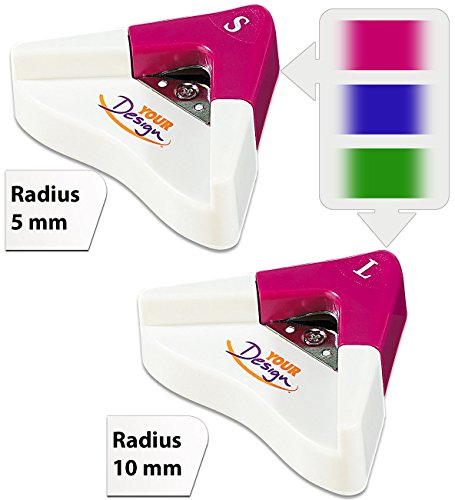 Your Design Corner Cutter Radiusschneider, 2er-Set 5 mm und 10 mm - 2