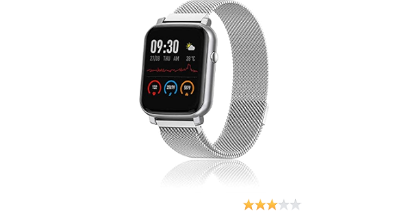 David Lian - Milano Smartwatch con cinturino in Acciaio (Acciaio) :  Amazon.it: Orologi