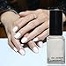 More Care Women Liquid Tape Latex Tape Peel Off Nail Polish Base Coat Nail Art Liquid Palisade 60*21mm (White)