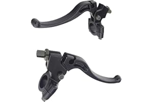 GENERIC Kesiku 1 Pair 7/8" 22mm Brake Clutch Lever for Motorcycle, Dirt Bike, 90cc-125cc, Universal Motorbike Brake Clutch Master Cylinder Lever Set