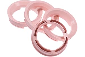 RKC 4X Zentrierringe 72,6 x 57,1 mm rosa Felgen Ringe Made in Germany