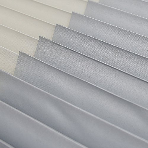 HOMELIA Thermo Klemmfix-Plissee, Stoff: 100% Polyester, Verdunklung / Blackout, verspannt ohne Bohren oder Schrauben, 080 x 130 beige - 5
