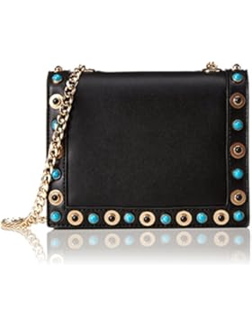 PIECES Damen Pcnanette Cross Body Umhängetasche, Schwarz (Black), 3 x 26 x 26 cm