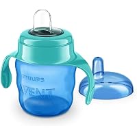 Philips Avent Classic Soft Spout Cup, 200ml (Green/Blue)