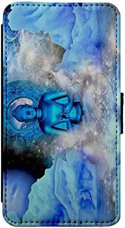 Buddha Statue - Buddhism - Peace Leather Flip Phone Case Cover - Wallet - For iPhone &amp; Samsung's (Samsung Galaxy S7 Edge)
