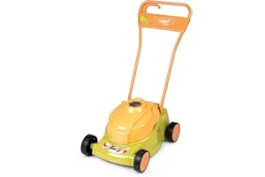 Smoby - Silence ça Pousse Tondeuse mécanique avec Bouton - Hauteur poignée : 54cm - Fabrication française