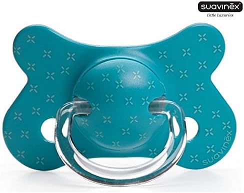 SUAVINEX "FUSION" Nr. 3318070- 1x Pacifier Soother Dummy Physiological Latex Teat/ BLUE (4m+)