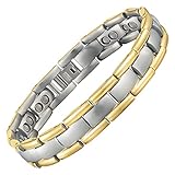 Willis Judd Ultra Strength Magnetic Bracelet - Magnetic Bracelets for Men - Adjustable Length with Sizing Tool 21.5cm