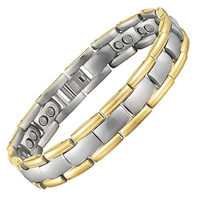 Willis Judd Ultra Strength Magnetic Bracelet - Magnetic Bracelets for Men - Adjustable Length with Sizing Tool 21.5cm
