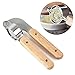 Produktbild Edelstahl Knoblauch Ingwer Presse Bequeme Holz Griff Küchengerät