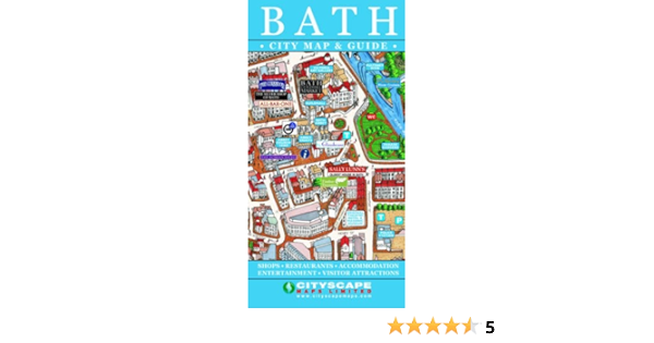 Bath City Map And Guide Amazon Co Uk 9781860801020 Books