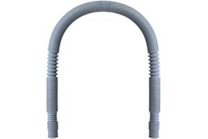 Saraoriginalshop Universal-Auspuffrohr, ausziehbar, formbar, für Geschirrspülmaschine, flexibler Schlauch, Länge 1 Meter, ausziehbar auf ca. 3 Meter.