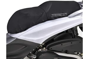 Tj Marvin C016-00D1 Shape- Coprisella telo impermeabile con elastico di fissaggio regolabile, Nero, L (74x100 cm)