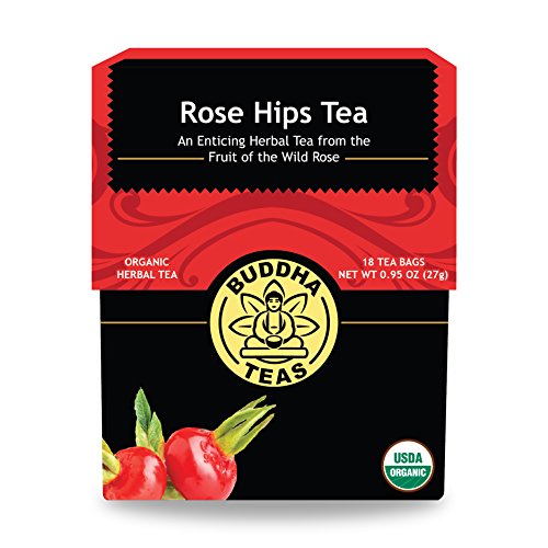 Preisvergleich Produktbild Rosehips Tea - Organic Herbs - 18 Bleach Free Tea Bags