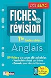 Image de Anglais Tle toutes séries : Fiches de révision