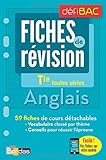 Image de Anglais Tle toutes séries : Fiches de révision